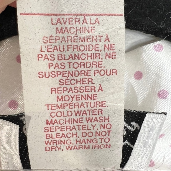 Vintage Linda Bis white satin pink polka dot kimono robe jacket OS - Picture 14 of 15